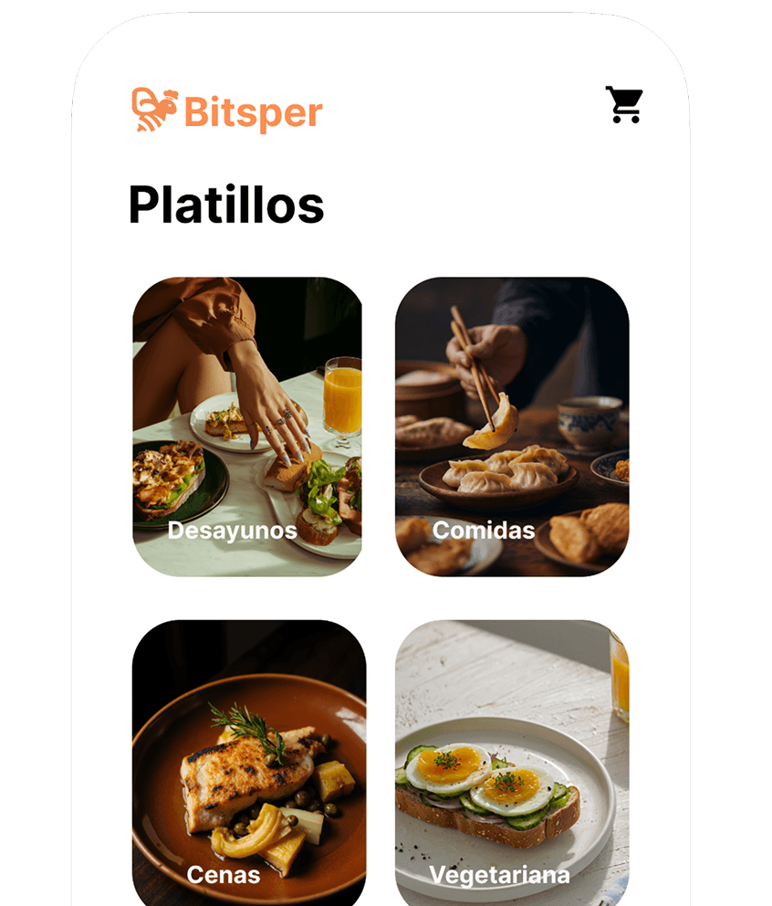 Bitsper App Mockup